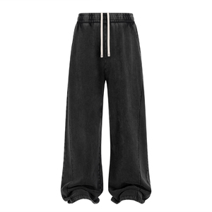 Nouvelle Collection Automne/Hiver – Pantalon Décontracté Homme Tendance <span class=keywords><strong>Style</strong></span> Européen/<span class=keywords><strong>American</strong></span>, Effet Délavé et Patchwork Vieilli - Product Image 2