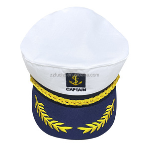 Chapeau de <span class=keywords><strong>marin</strong></span> de yacht pour femmes et hommes, en gros, pour fête de fiançailles, fête de mariage, rose, vert, violet, blanc, bleu - Product Image 3