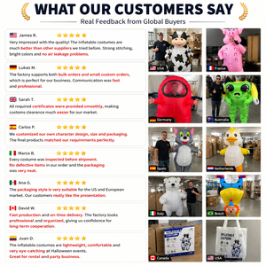 Costume de mascotte gonflable amusant pour adultes, idéal pour les fêtes, les carnavals <span class=keywords><strong>et</strong></span> les événements. - Product Image 5
