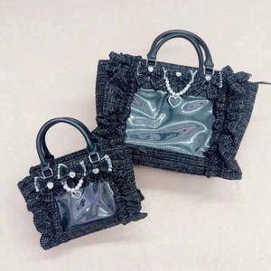 Bolso de mano impermeable de moda para mujer, estilo japonés, con cremallera, para exhibición de insignias de anime - Product Image 3