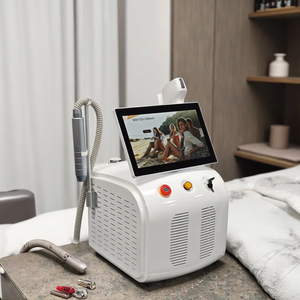 เครื่องเลเซอร์พกพา KEXE สีขาว แบบ Q-Switched Pico กำลังไฟ 1200 วัตต์ เทคโนโลยี 2-in-1 สำหรับลบรอยสักและกำจัดขน ใช้ในเชิงพาณิชย์ ระบบระบายความร้อนด้วยน้ำ บำรุงผิว - Product Image 1