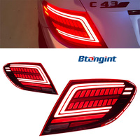 Feu arrière LED, systèmes d'éclairage automobile adaptés pour Mercedes Benz Classe C W204 07-13, ensemble de feux arrière E260, écailles de dragon