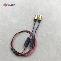 3.3x8mm Mini Module de Diode Laser 650nm Rouge 520nm Tête Laser Verte pour Pistolet Viseurs Laser Tactique Poignées Télémètres Selles