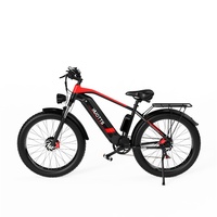 Vélo électrique DUOTTS F26 48V 20AH à double moteur, pneus larges de 26 pouces, vélos électriques pour adultes, 7 vitesses, vélo électrique