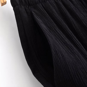 Abbigliamento <span class=keywords><strong>donna</strong></span> estivo 2025 nuova moda <span class=keywords><strong>pantaloni</strong></span> elasticizzati <span class=keywords><strong>in</strong></span> <span class=keywords><strong>vita</strong></span> Wde <span class=keywords><strong>pantaloni</strong></span> da <span class=keywords><strong>donna</strong></span> <span class=keywords><strong>con</strong></span> coulisse retrò tinta unita - Product Image 6
