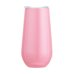 Egg Shaped 10oz Stainless Steel Wine Tumbler <b>Double</b> <b>Wall</b> Vacuum Insulated 304 Steel Egg Cup For Wine Coffee Drinks Custom Logo - Product Image 6