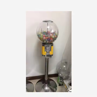 Nouveau design Distributeur automatique de bonbons à billes rebondissantes Gashapon avec support