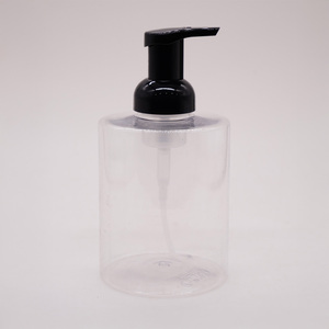 Bouteille de lavage corporel plate en plastique PET de haute qualité avec pompe pulvérisatrice 300ml/500ml – Fabricant, Vente en gros, Personnalisation OEM ODM, Marque privée - Product Image 1