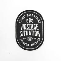 Écussons brodés 3D personnalisés avec logo, broderie en relief, adhésifs thermocollants, badges de transfert thermique, OEM disponible