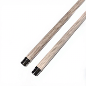Taco de billar KS Nine-ball Snooker de 12.5mm con fibra de carbono y grano de madera, duradero, con funda protectora de rueda central - Product Image 1