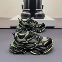 Chaussures de sport à semelle épaisse de haute qualité, coussinées d'air, confortables et respirantes pour la marche, disponibles en gros
