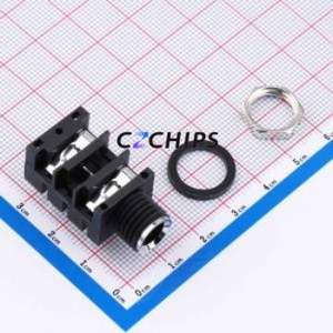 ACJM-MHDR Audio Connector (Headphone) Connector ( Rated Current: 10A )( Rated Voltage: 34V )( Contact Material: Brass ) - Product Image 1