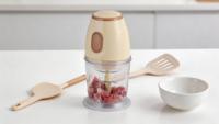 Mini hachoir électrique pour aliments, hachoir à viande 300W, appareil de cuisine portable pour la maison avec moteur en cuivre pur pour la nourriture pour bébés