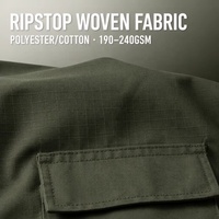Uniforme tactique BDU vert olive en coton Rip-Stop Spandex, formel, respirant, OEM