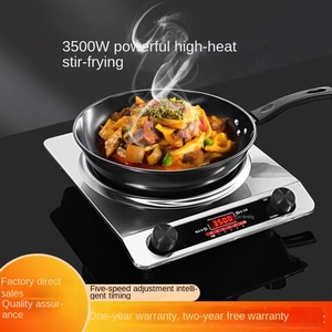 Nouvelle cuisinière à induction concave haute puissance 500W, 2 brûleurs, électrique, portable, surface en fonte 24 cm, multifonctionnelle pour voiture/camping-car/extérieur - Product Image 4