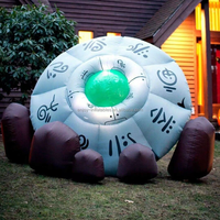 Modèle gonflable d'Ufo de métier de vaisseau spatial de la publicité à extrémité élevé avec des lumières pour la décoration