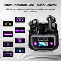 Casque sans fil ANC BT V5.4, écouteurs TWS à réduction de bruit HE-076D, casque de jeu IPX4 pour les marchés tendances des États-Unis et d'Europe