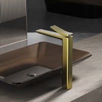 Robinet de lavabo en cuivre massif, style nordique, noir, simple, eau chaude et froide, carré, blanc, salle de bain, lavabo