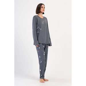 Pyjama en interlock pour femmes, taille XXL, vêtements de nuit confortables - Product Image 2