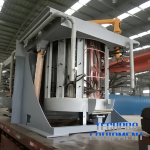 Horno de Inducción de Carcasa de Acero de 500 kg-3T, Resistencia a Altas Temperaturas para la Fabricación de Acero Aleado - Product Image 2