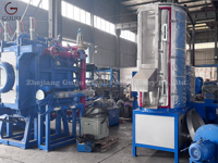 Guiju Nouvelle Machine à Pré-Expander Continue pour Mousse EPS, Machine d'Expansion de Matière Première EPS, Haute Productivité pour le Remplissage de Poufs