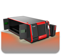 Machine de découpe laser à fibre 3015 à double plateforme échangée et encastrée, 1500W, 3000W, 6000W, prix pour l'acier inoxydable