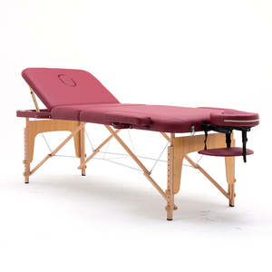 Pieghevole professionale ad alta densità Camillas De Masajes regolabile <span class=keywords><strong>Spa</strong></span> salone di bellezza gambe in legno ciglia viso lettino da massaggio - Product Image 3