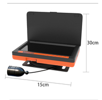 Cámara de Pesca HD-7030DF Portátil, con Visión Nocturna a Todo Color, Ultra HD 1080P, 30M, IP68, Impermeable, con Cable y DVR Integrado, para Pesca en Hielo