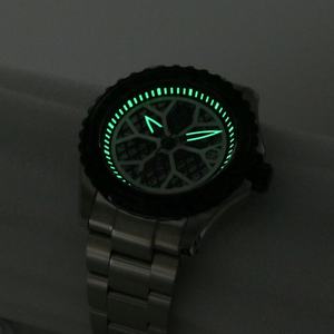 Montre de plongée automatique <span class=keywords><strong>Seiko</strong></span> NH35 pour homme, 41 mm, <span class=keywords><strong>bracelet</strong></span> solide en acier inoxydable 316L, cadran ajouré, résistante à l'eau 20 ATM - Product Image 4