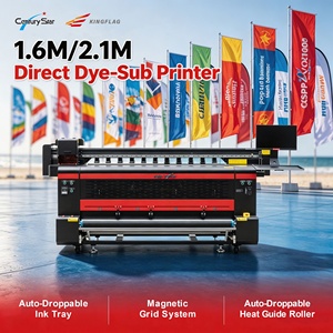 Impresora Textil Directa CenturyStar I3200 con Cabezal de Sublimación para Impresiones de Doble Cara en Banderas, Pancartas y Decoración de Paredes - Product Image 1