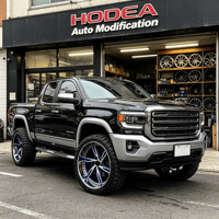 2 jantes forgées à profil profond 5 trous pour pick-up GM et Lowrider classiques, jantes personnalisées 5H PCD ET pour Chevy Ford Dodge Pick-up