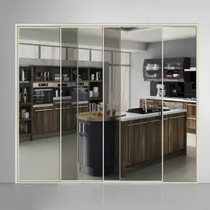 Factory Direct Sales Durable Florida Approval Hurricane Impact Glass Aluminium Tinted Glass Sliding Door