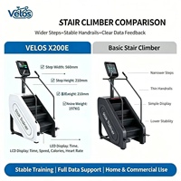 Appareil de fitness pour la maison Velos Source Factory : Simulateur d'escalade Stairmaster avec écran LED pour entraînement cardio