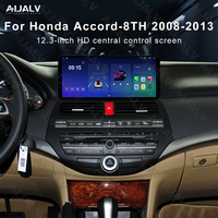 AIJIA Autoradio Android pour lecteur DVD, navigation multimédia, vidéo, navigation BT, GPS, DSP pour Honda Accord-8TH 2008-2013