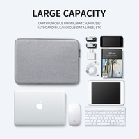OEM 7,9 9. 7 11 13 14 15 pulgadas Macbook ordenador personalizado logotipo suave poliéster portátil manga y bolsas bolsa funda para Hp Apple