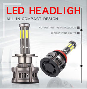 TCYATO Lampadine <span class=keywords><strong>LED</strong></span> Super Luminose a 8 Lati per Auto, Lampada a Diodi <span class=keywords><strong>LED</strong></span> <span class=keywords><strong>55W</strong></span>, Lampadina H4 <span class=keywords><strong>LED</strong></span>, Lampadina H11 <span class=keywords><strong>LED</strong></span>, Lampadine <span class=keywords><strong>LED</strong></span> per Auto - Product Image 6