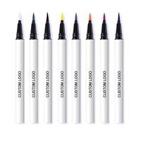 Logo Personnalisé Cosmétiques Maquillage Professionnel Noir Eye Liner Stylo Marque Privée Eyeliners Yeux Crayon Eyeliner Liquide Imperméable
