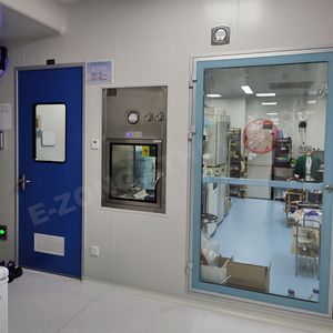 Puerta para Cuarto Limpio <span class=keywords><strong>con</strong></span> Rejilla de Ventilación, Marco de Aluminio, Cumple <span class=keywords><strong>con</strong></span> GMP, Puerta de Equilibrio de Presión para Laboratorio, Taller Farmacéutico - Product Image 3