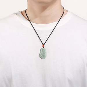 Collier en jade avec pendentif de gardien de douze horoscopes chinois, vente en gros - Product Image 5
