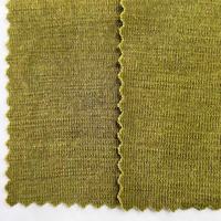 Tissu en tricot côtelé 100% laine mérinos 80's, lavable en machine, anti-rétrécissement, 180 g/m²
