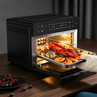 Horno para Hornear OEM de 30L con Pantalla Táctil Digital, 18 Funciones Incluidas Máquina para Hornear Pizza y Tostadas, 4 Accesorios para Venta al por Mayor
