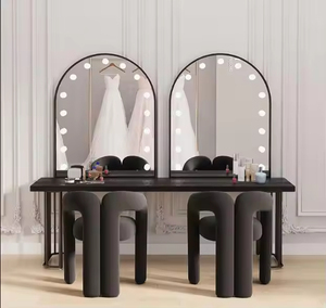 Coiffeuse professionnelle de maquillage pour <span class=keywords><strong>filles</strong></span> boutique de mariage de luxe léger illuminé par LED élégante et robuste - Product Image 2