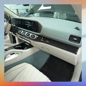 Kit de Molduras para Mercedes-Benz AMG GLS63(X167) 2024, Actualización de 5 Plazas, Color Gris Plateado Perla con Beige - Product Image 2