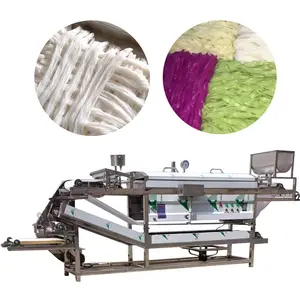 Stainless Steel Electric Flat Noodle Machine Automatic Rice Noodle Chinese HO FUN Fresh Noodle Pasta Making Equipment