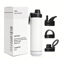 Botol Air Pintar Berinsulasi Baja Tahan Karat 18oz Portabel dengan Speaker Nirkabel Premium Kustom