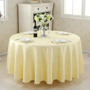 Best Selling Wedding Decoration Round Table Cloth Fabric European Large Round Tablecloth For Home