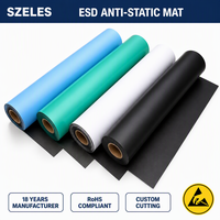 Tapis de table antistatique en caoutchouc ESD, rouleau résistant à l'usure, dissipateur d'électricité statique pour table de travail de réparation électronique
