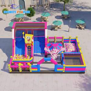 Parc d'attractions gonflable robuste pour la <span class=keywords><strong>location</strong></span>, aire de jeux gonflable durable avec sac de transport - Product Image 5