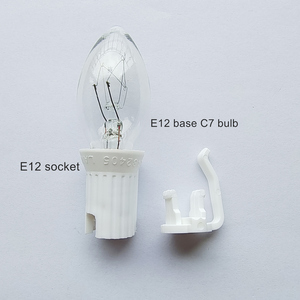 E12 nhựa thay thế ánh sáng chuỗi ổ cắm C7 chiếu sáng chuỗi ổ cắm DIY giữ đèn - Product Image 4