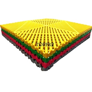 Interlocking Anti Slip Car Wash Drainage Garage <b>Flooring</b> Tiles - Product Image 2